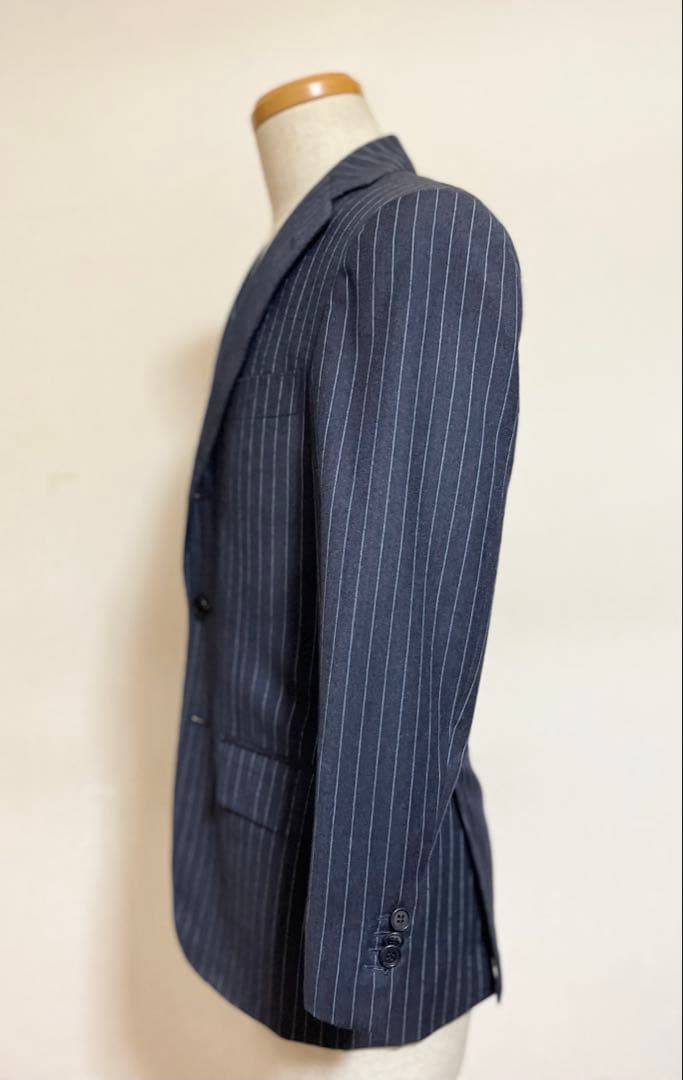 42 XS CARUSO ジャケット　E.THOMAS ネイビー 美品