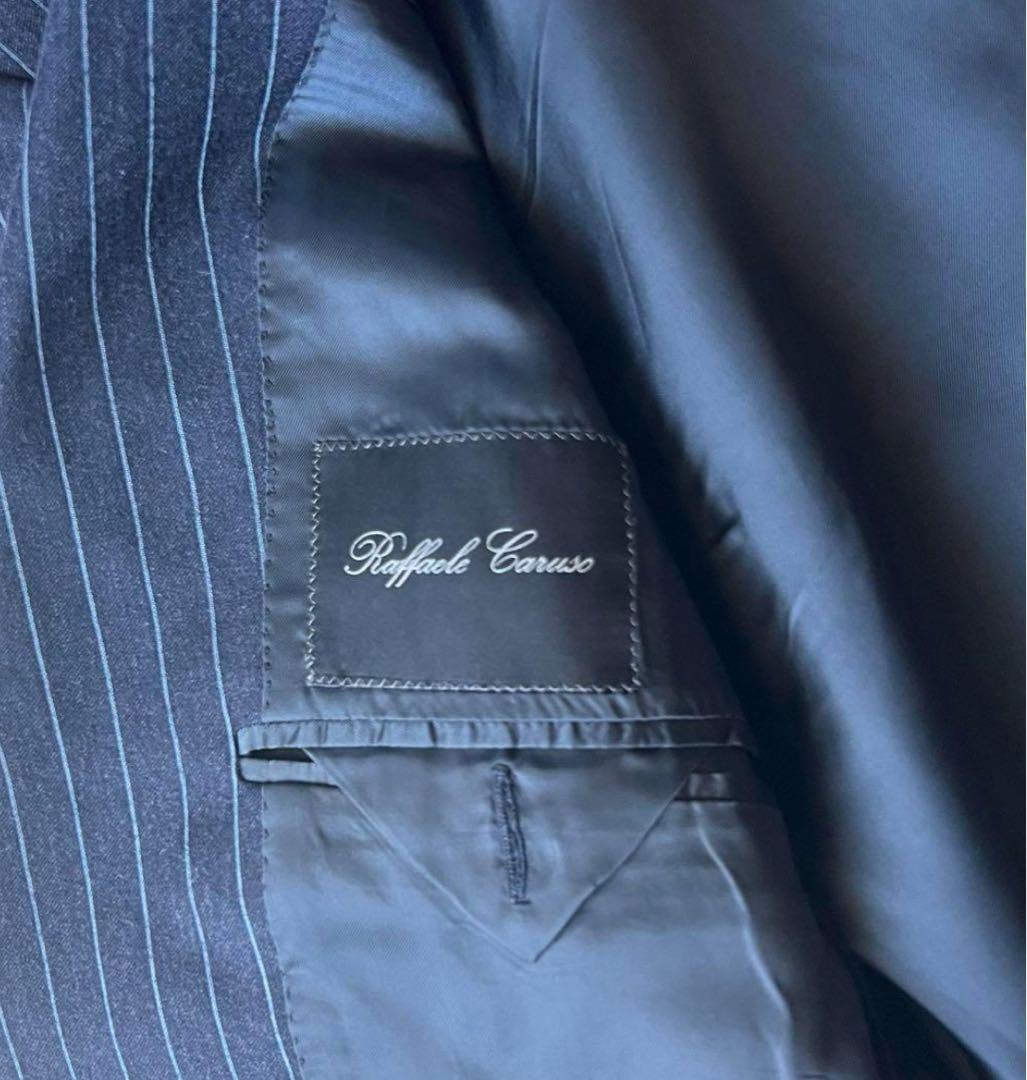 42 XS CARUSO ジャケット　E.THOMAS ネイビー 美品