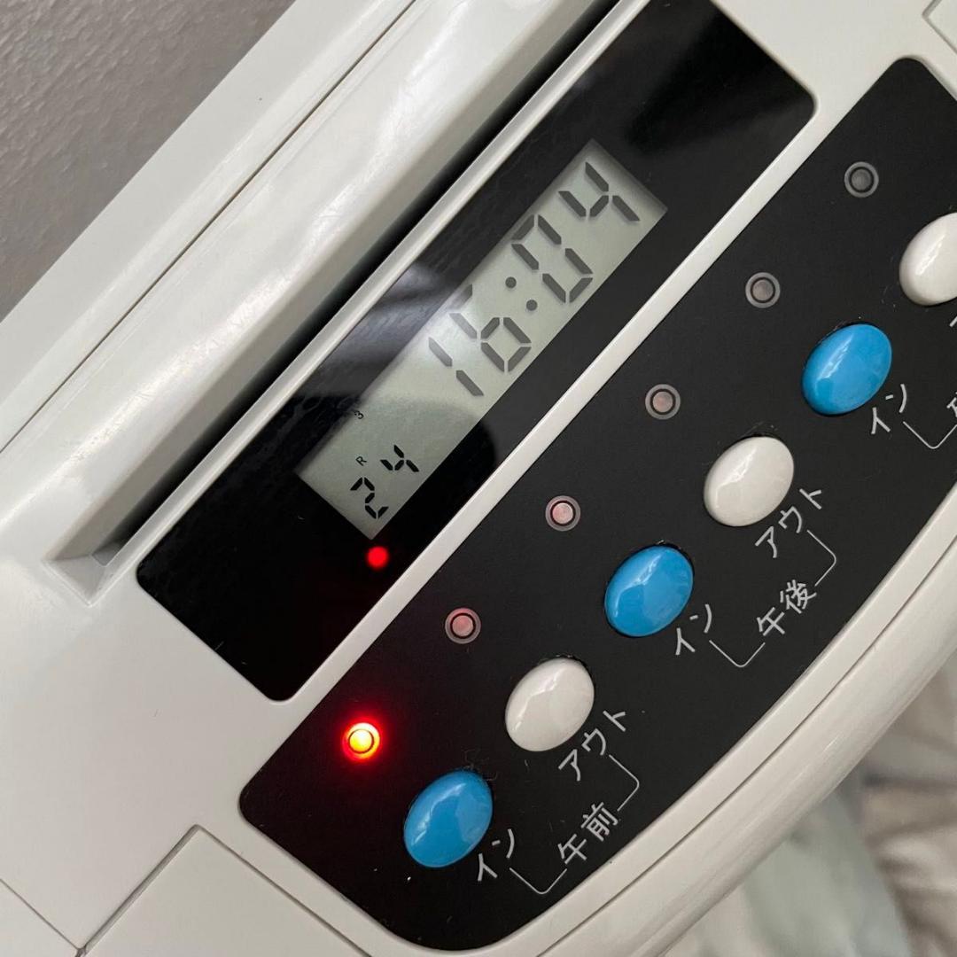 ★ 美品 説明書付　TOKAIZ タイムレコーダー TR-001s 6欄印字