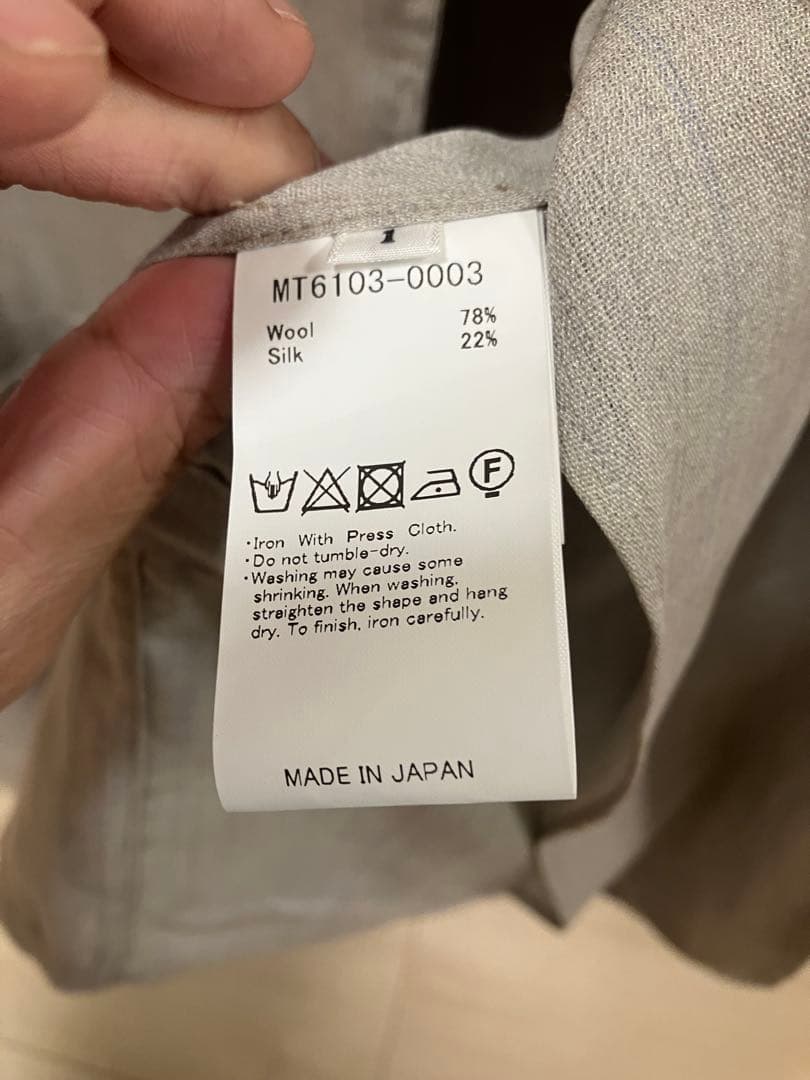 MAATEE&SONS 26SS 俺のサマーウール ジャケット 新品未使用