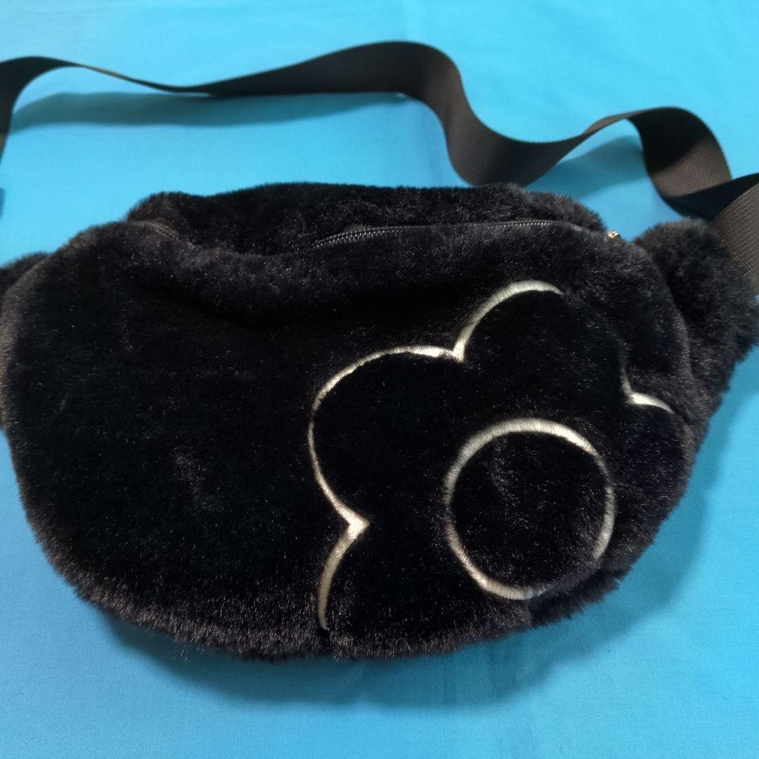 MARY QUANT （新品）ファー ボディバッグ 黒