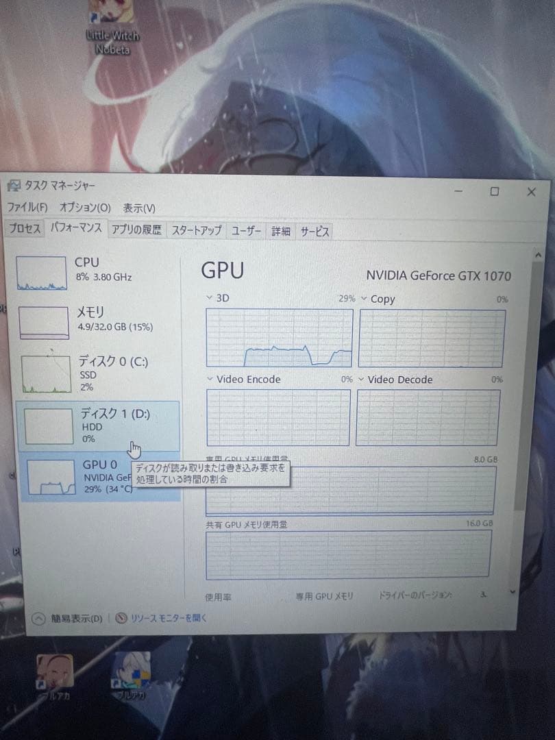 GTX1070(動作品)