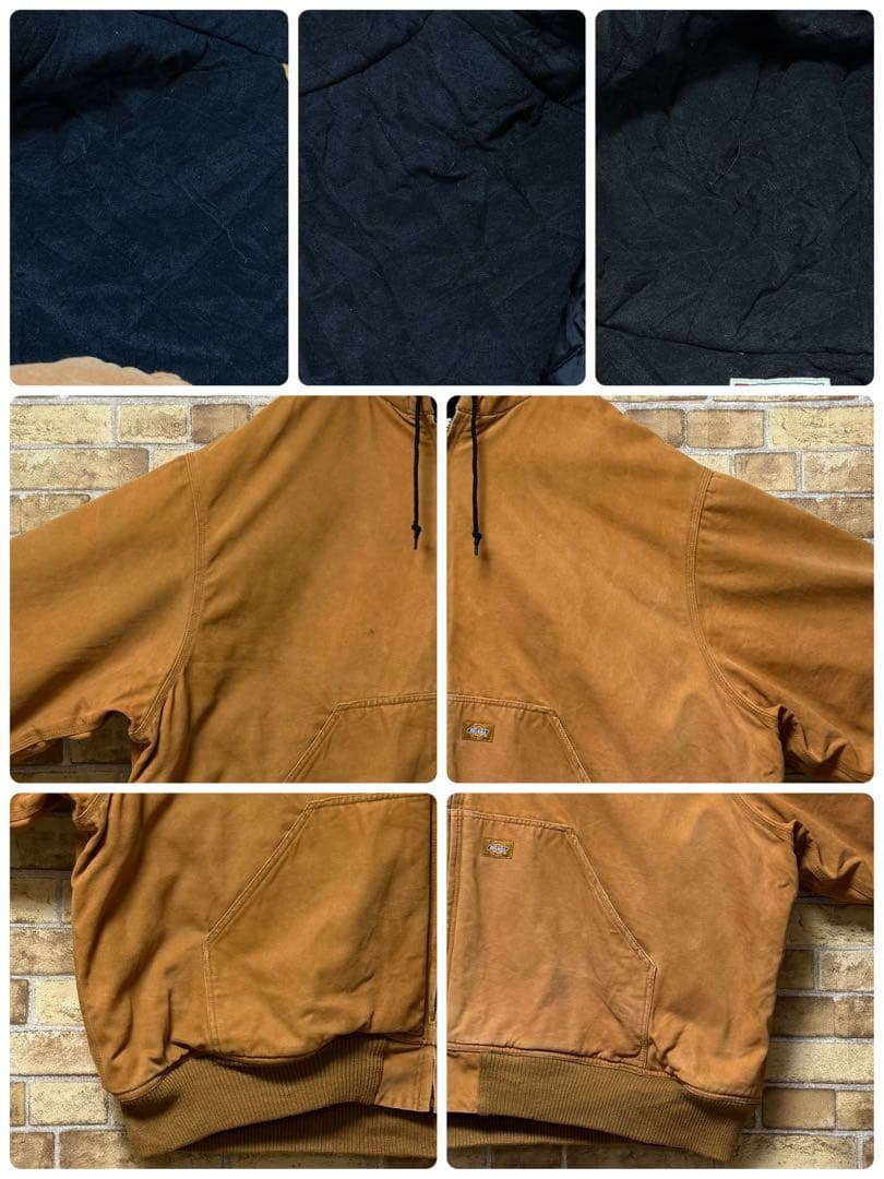 ディッキーズ　ダック地　アクティブジャケット　中綿　ビッグシルエット　5XL