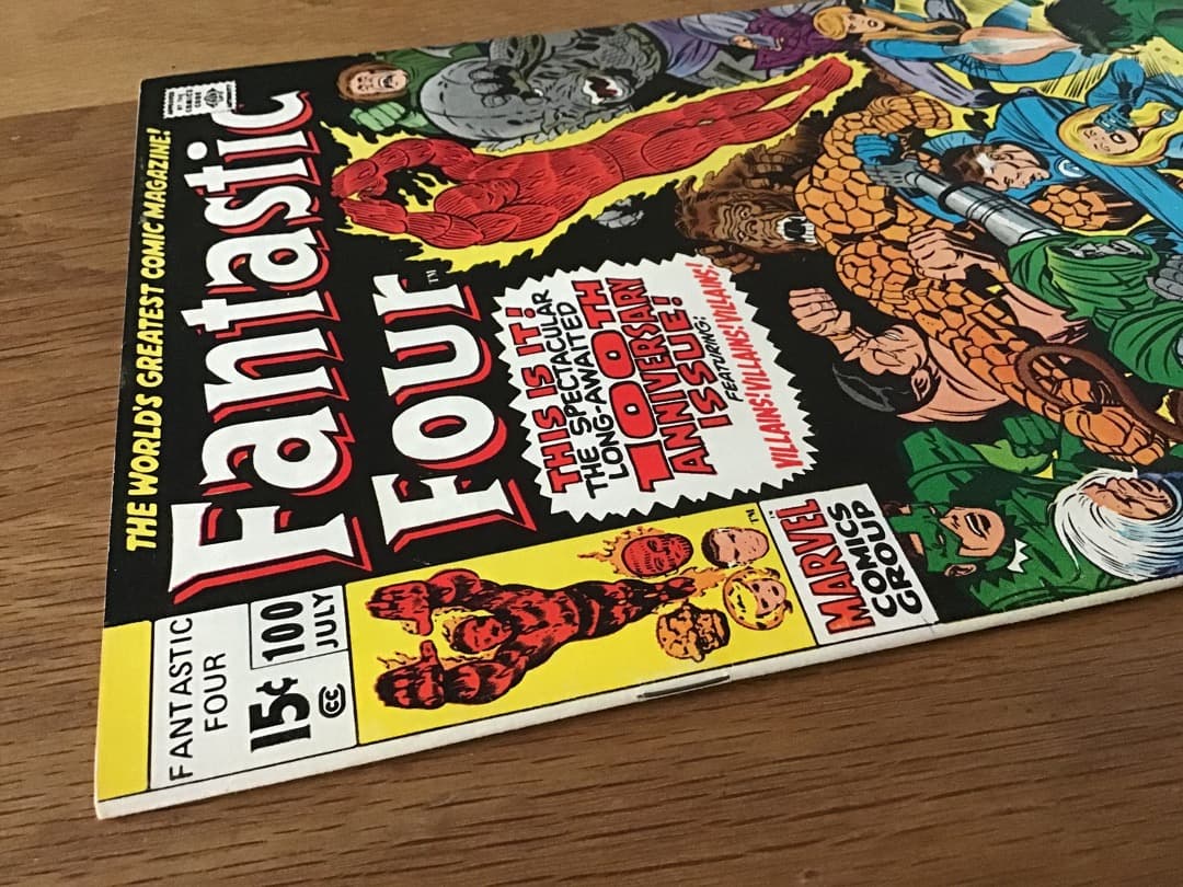 ファンタスティック・フォー #100 アニバーサリー号❗️アメコミリーフ