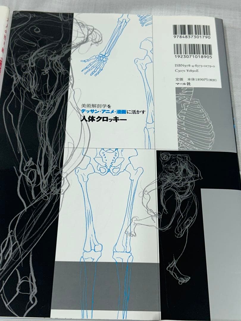 塗り絵　デッサン　テクニック　クロッキー　美術解剖学
