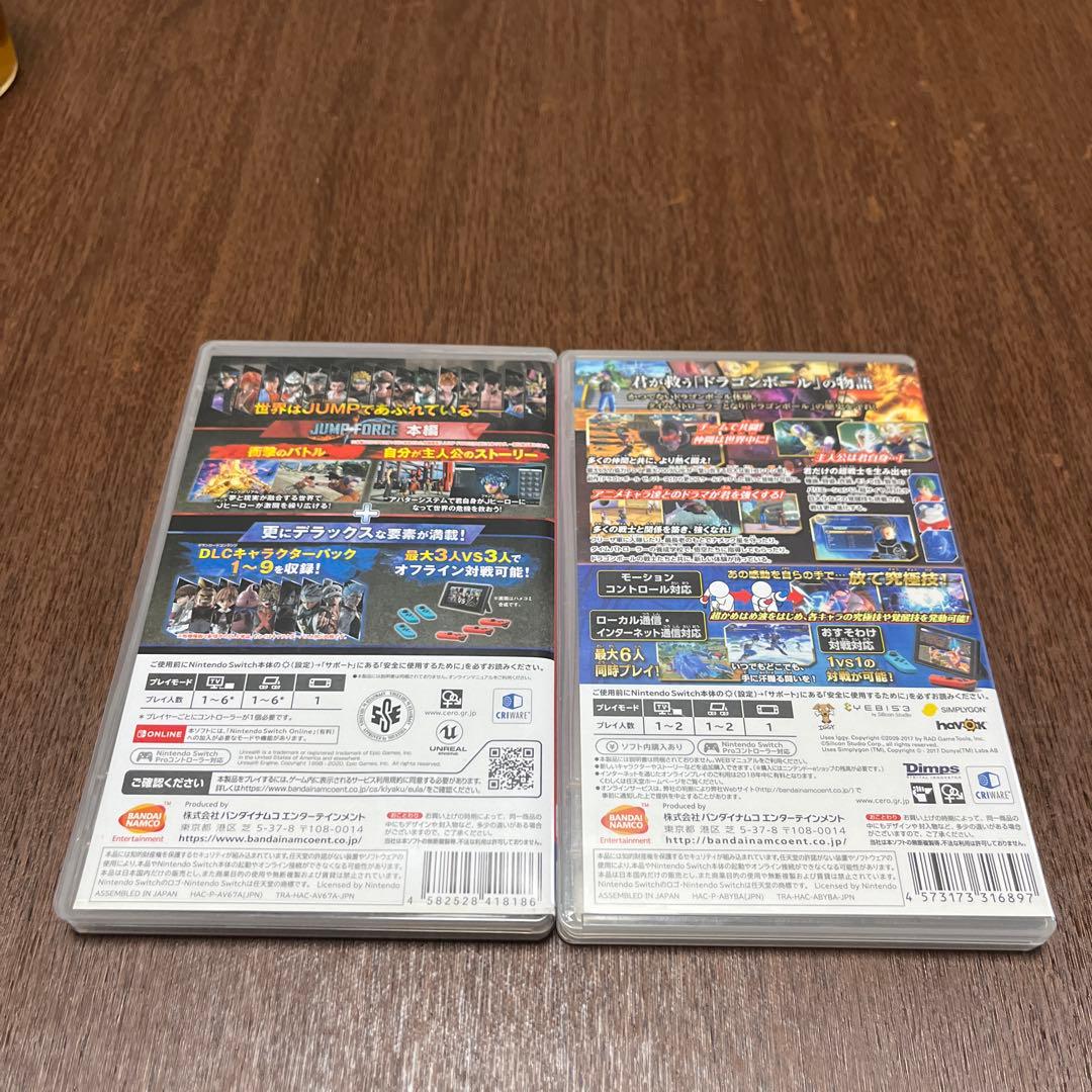 Nintendo Switch ジャンプフォース ドラゴンボールゼノバース