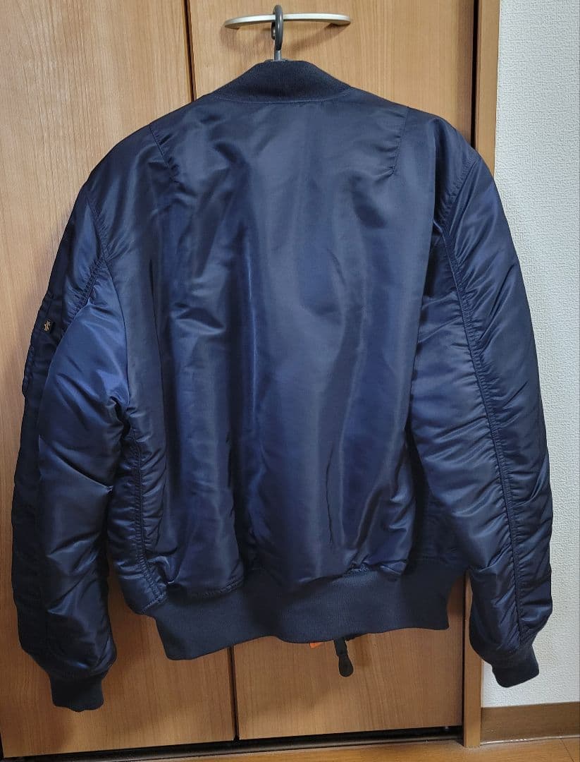 ALPHA INDUSTRIES MA-1 フライトジャケット L ネイビー