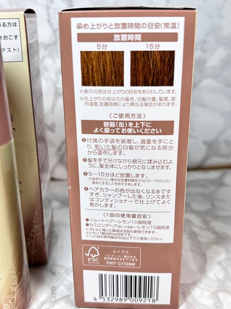 ヘアボーテ エクラ ボタニカル エアカラーフォーム ライトブラウン80ｇ× 3個