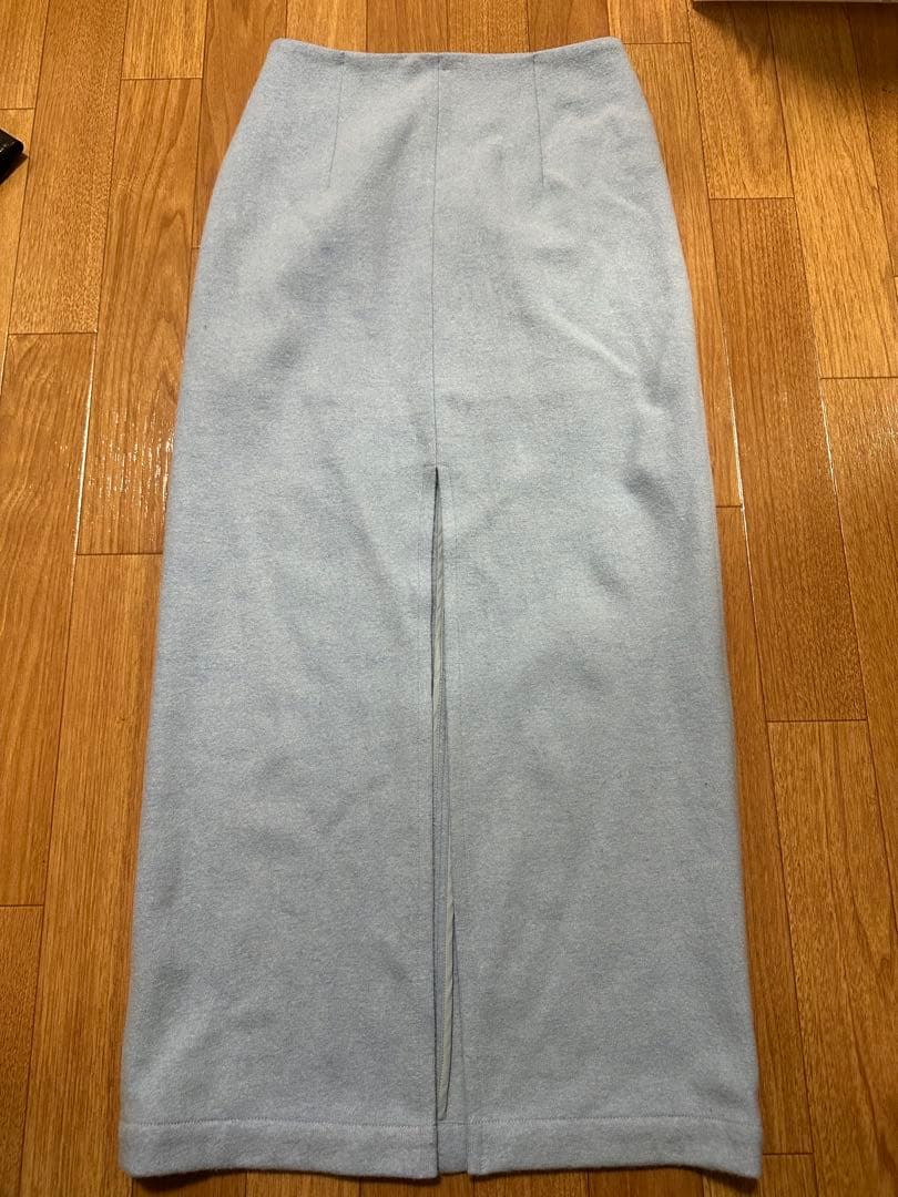 1/21限定価格！CLANEクラネTEXTURE SLIT SKIRTスカート