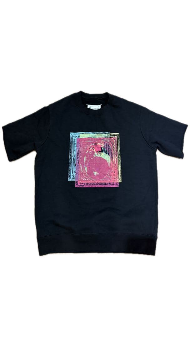 【希少品】Black French Terry Stamps T-shirt