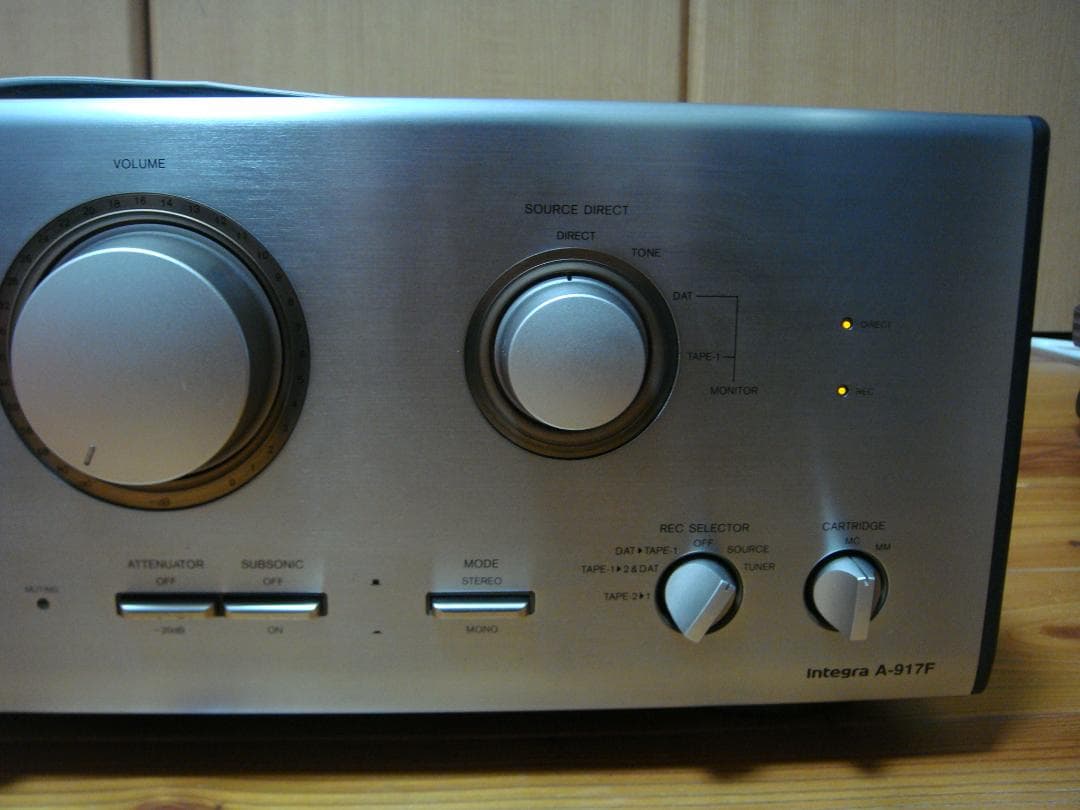 整備済 程度良 ONKYOオンキョー アンプ Integra A-917F取説付
