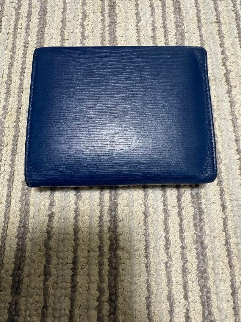 PRADA ネイビー 三つ折り財布【正規品】