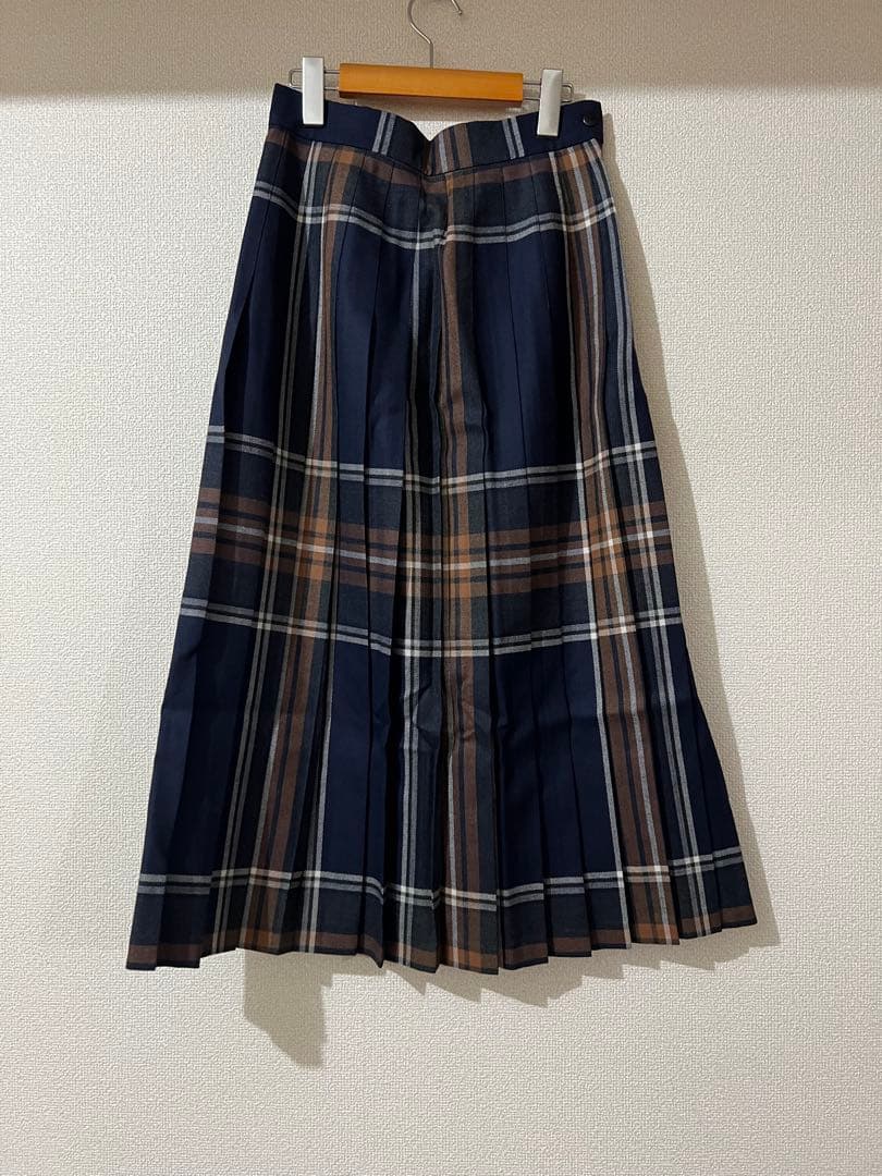 ONeil of Dublin オールプリーツ ウールロングスカート 83cm