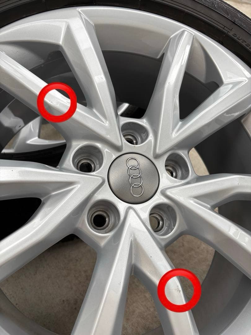 【送料込】Audi 純正TT 17インチ スタッドレスタイヤ ホイール4本set