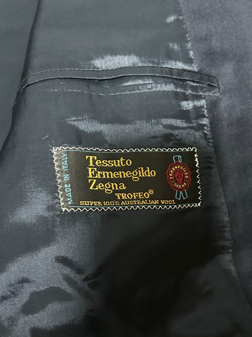 Ermenegildo Zega Double Jacket 紺ブレ