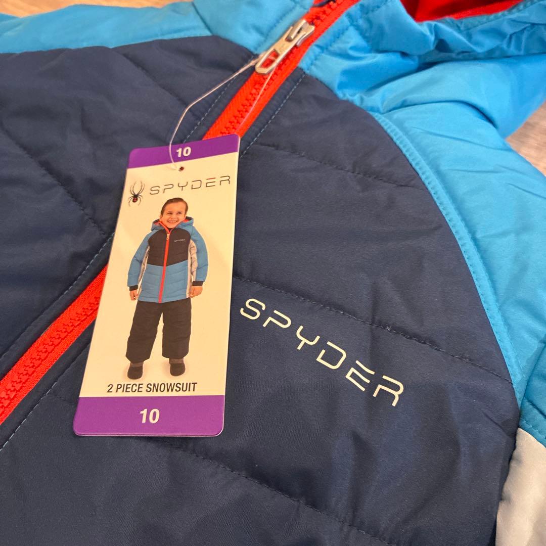 未使用 スパイダー スキーウェア上下 ジュニア用 子供用 10 160㎝ ブルー