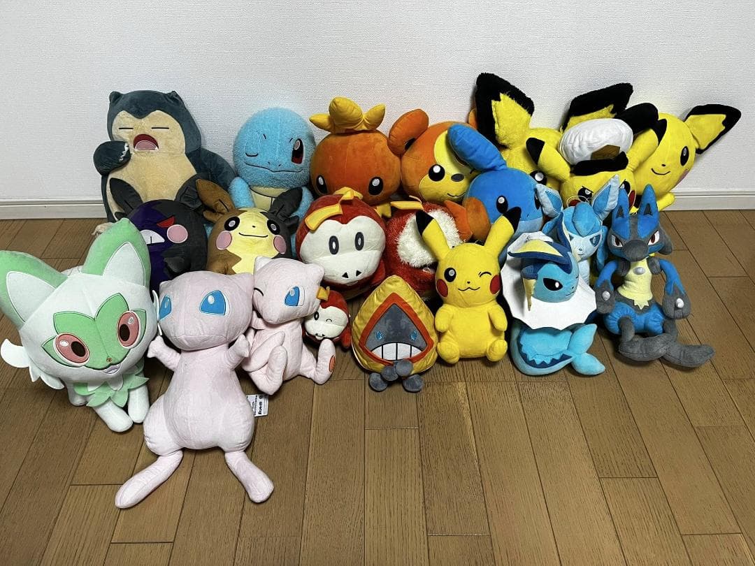 【 値下げ ¥9,000】ポケモン ぬいぐるみ まとめ売り 21点セット