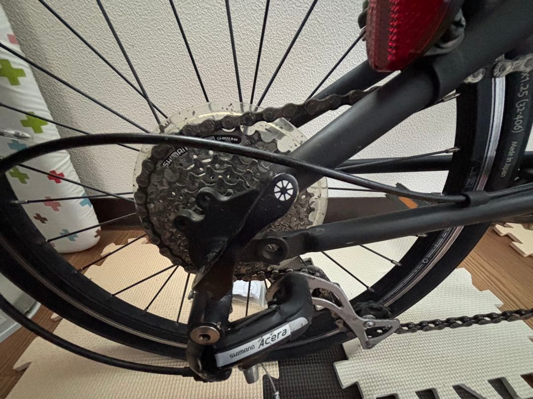 DAHON Speed P8 折りたたみ自転車 ブラック/ゴールド