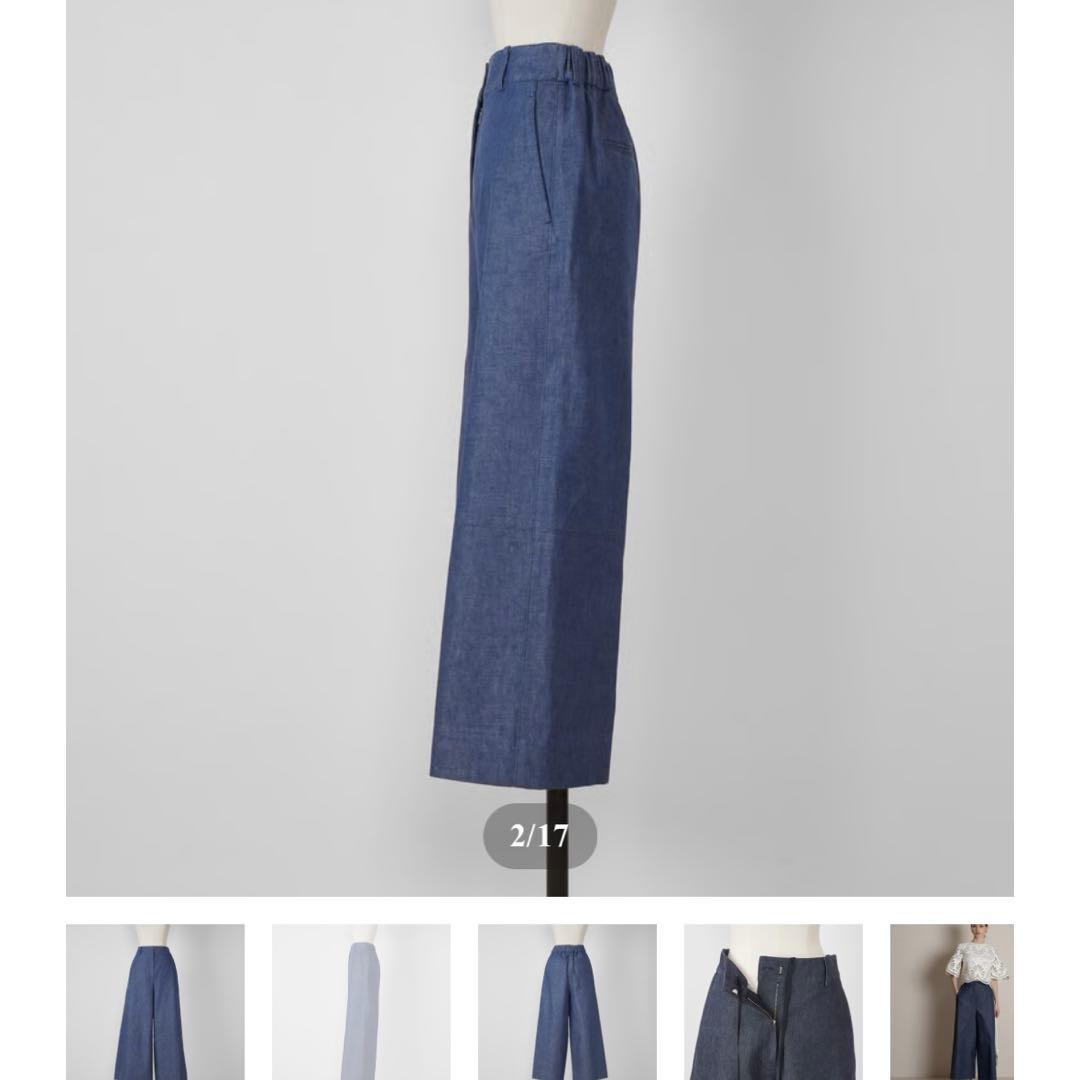 heve. エレガントラインデニム　36サイズ　blue