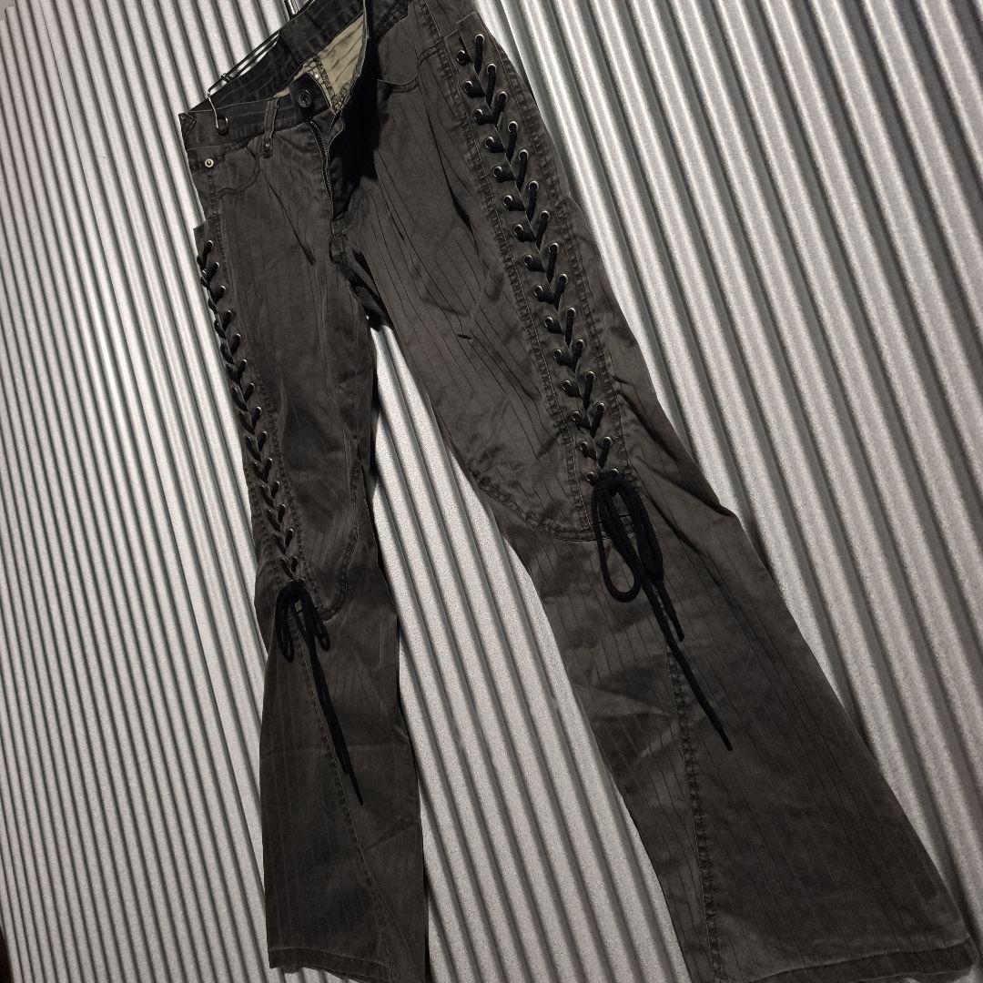 パンツ Y2K 00s archive Semantic Lace Up Pants