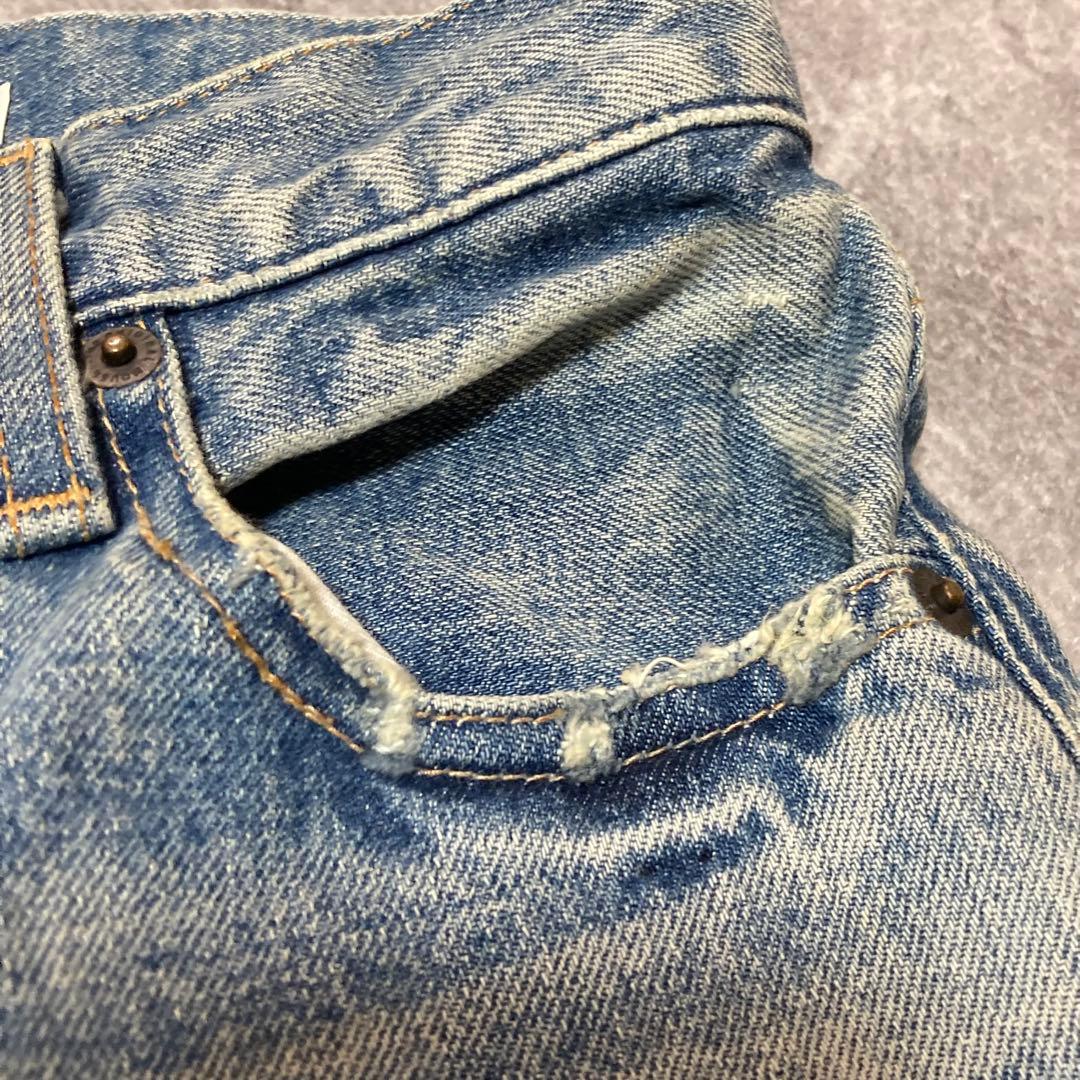 マウジー　MOUSSY MVS FLAREフレアデニム ダメージ加工　23