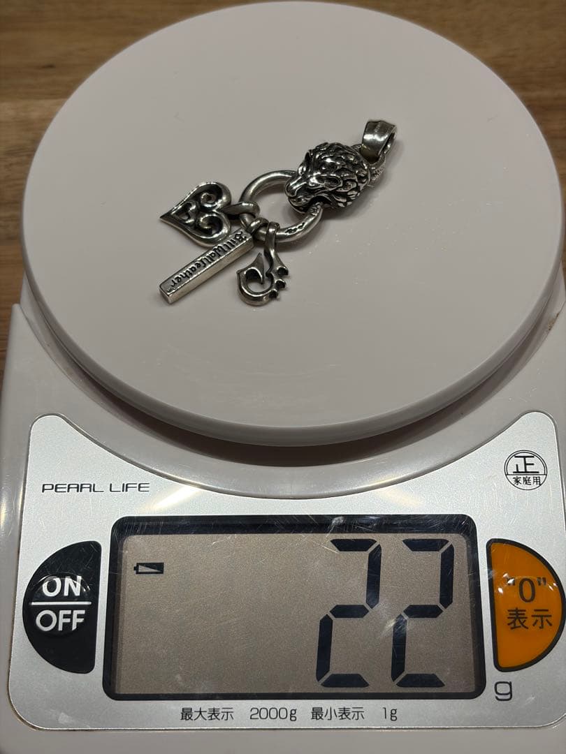 最終値下げビルウォールレザー ライオンヘッド ペンダント ハートフィッシュフック