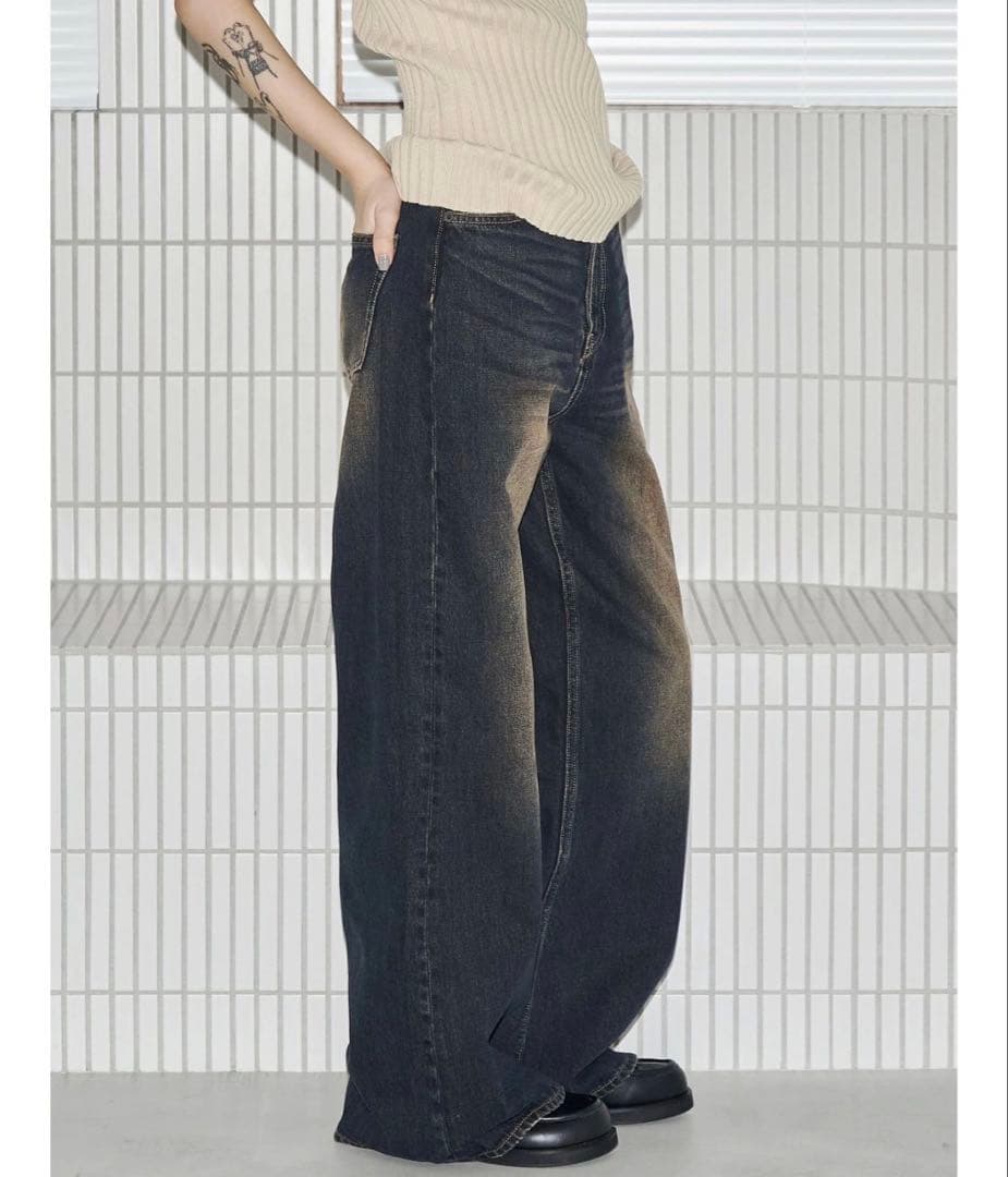 パンツ VEQUM RIM WIDE JEANS