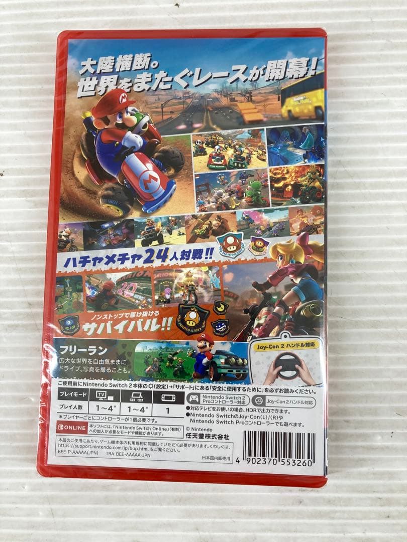 T295 Nintendo Switch2 マリオカート ワールド シュリンク付