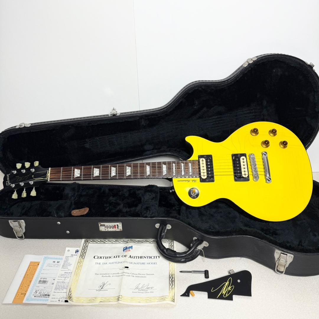 Gibson Tak Matsumoto Les Paul キャナリー イエロー