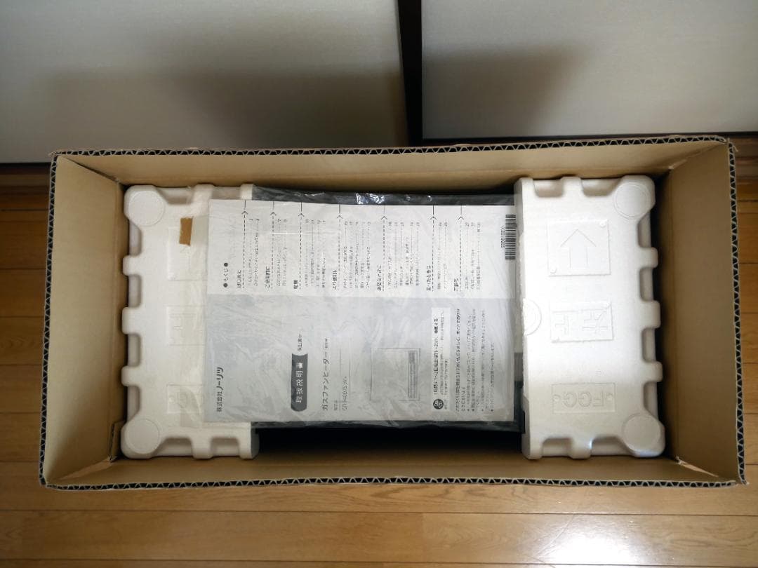 ノーリツ 都市ガス用ガスファンヒーター GFH-4007S-W5 2023年製