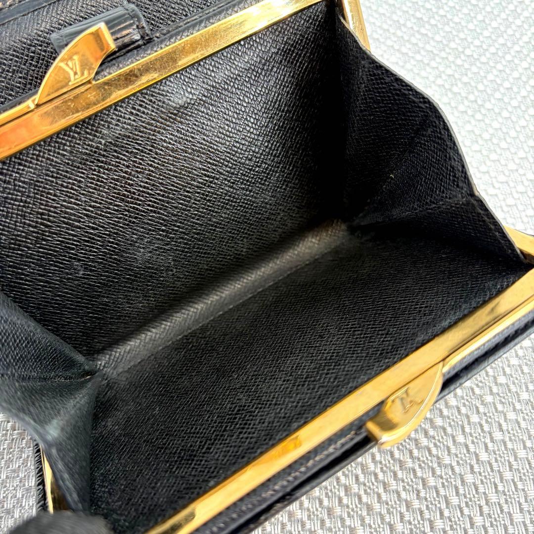 LOUIS VUITTON ルイヴィトン エピ ヴィエノワ がま口 ブラック