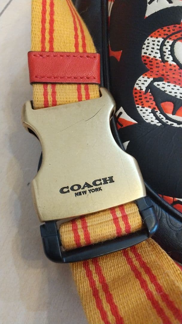 ふうさん!専用 COACH キースヘリング ミッキーマウス コラボ ボディバッグ