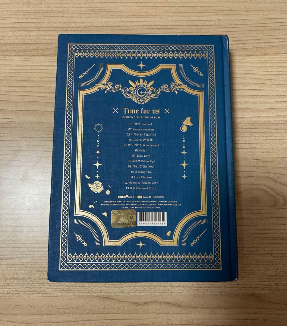 K-POP・アジア gfriend album time for us limited ver