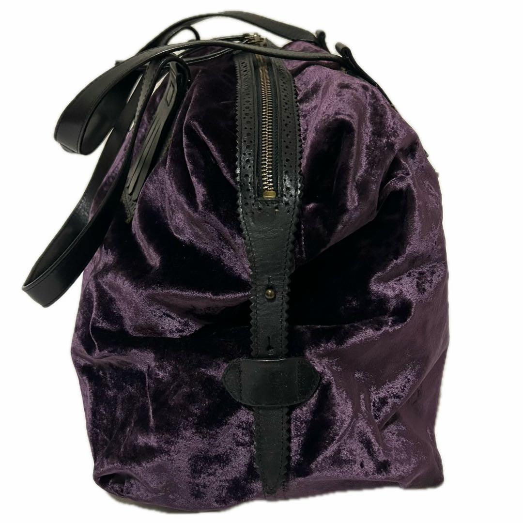 DRIES VAN NOTEN ベルベットミニボストンバッグ ハンドバッグ