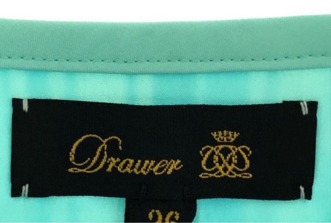 drawer ドゥロワー コットンシルクチェックスカート