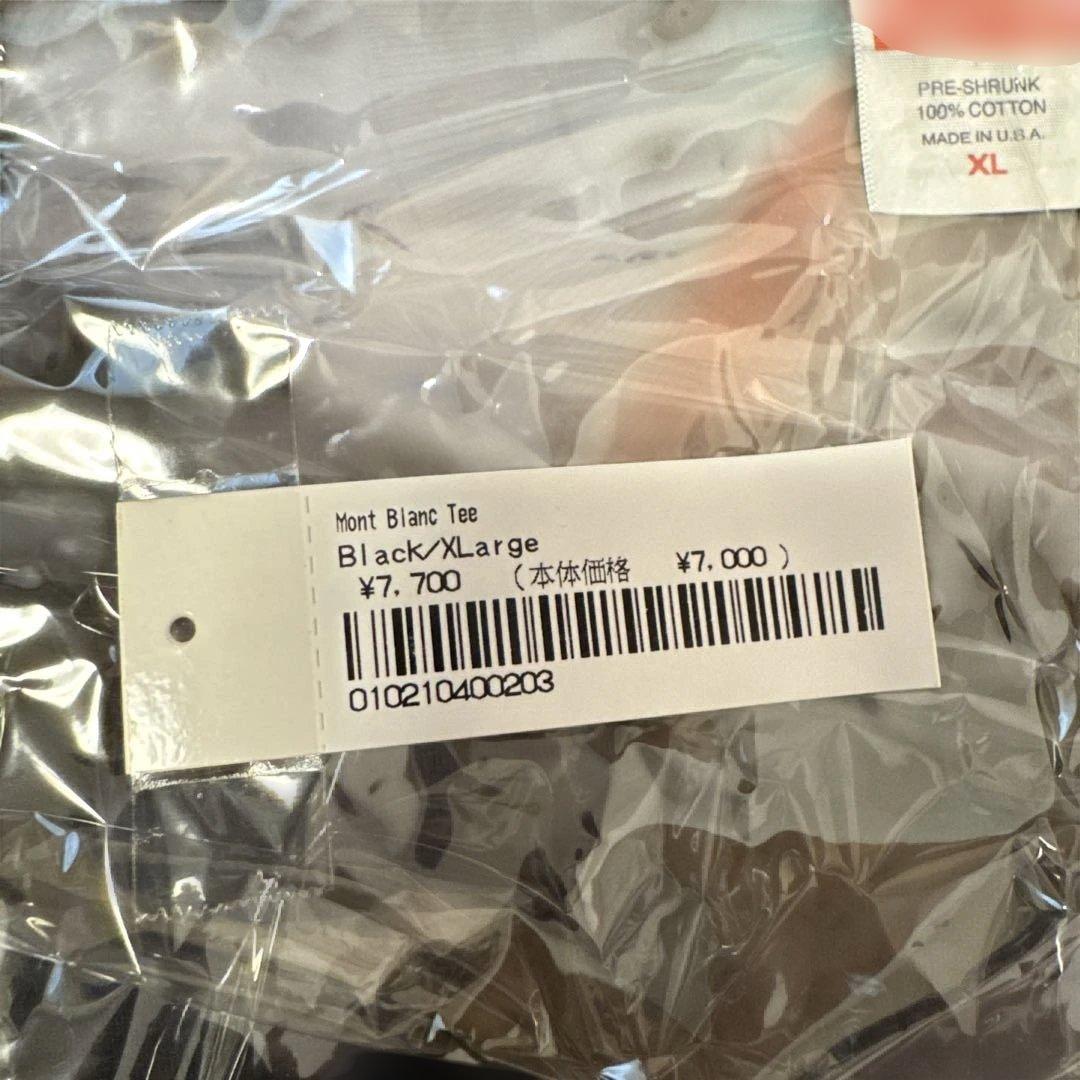 新品未使用 Supreme Mont Blanc Tシャツ XL