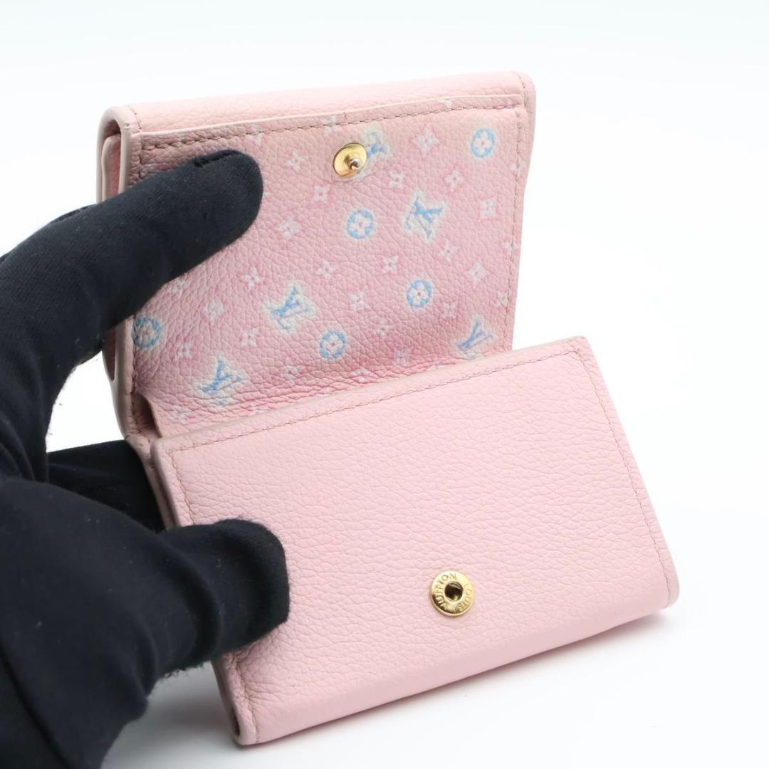【極美品】ルイヴィトン　新型IC ポルトフォイユロックミニ　三つ折り財布　ピンク