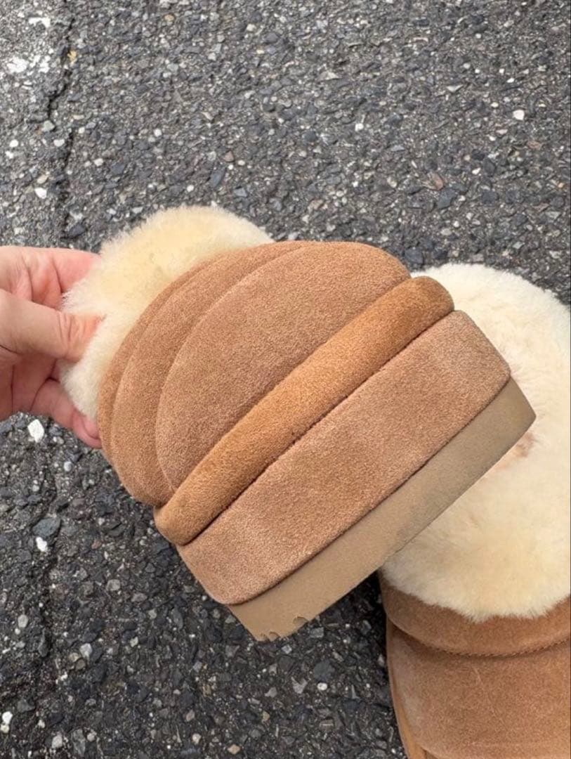 ugg アグ　スリッパ　サンダル　ムートン　24cm