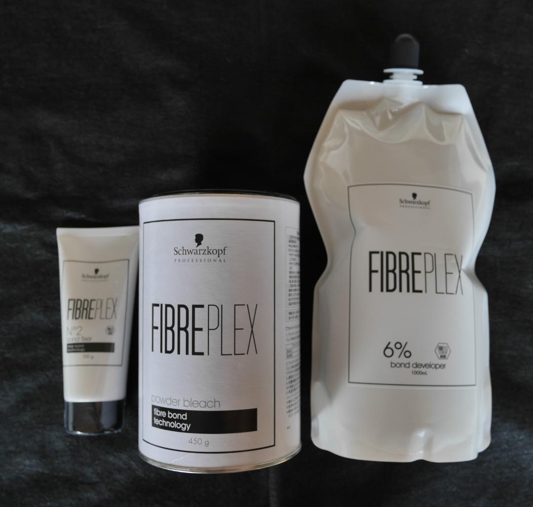 ファイバープレックス　パウダーブリーチフルセット【たっぷり２剤+専用後処理剤付】