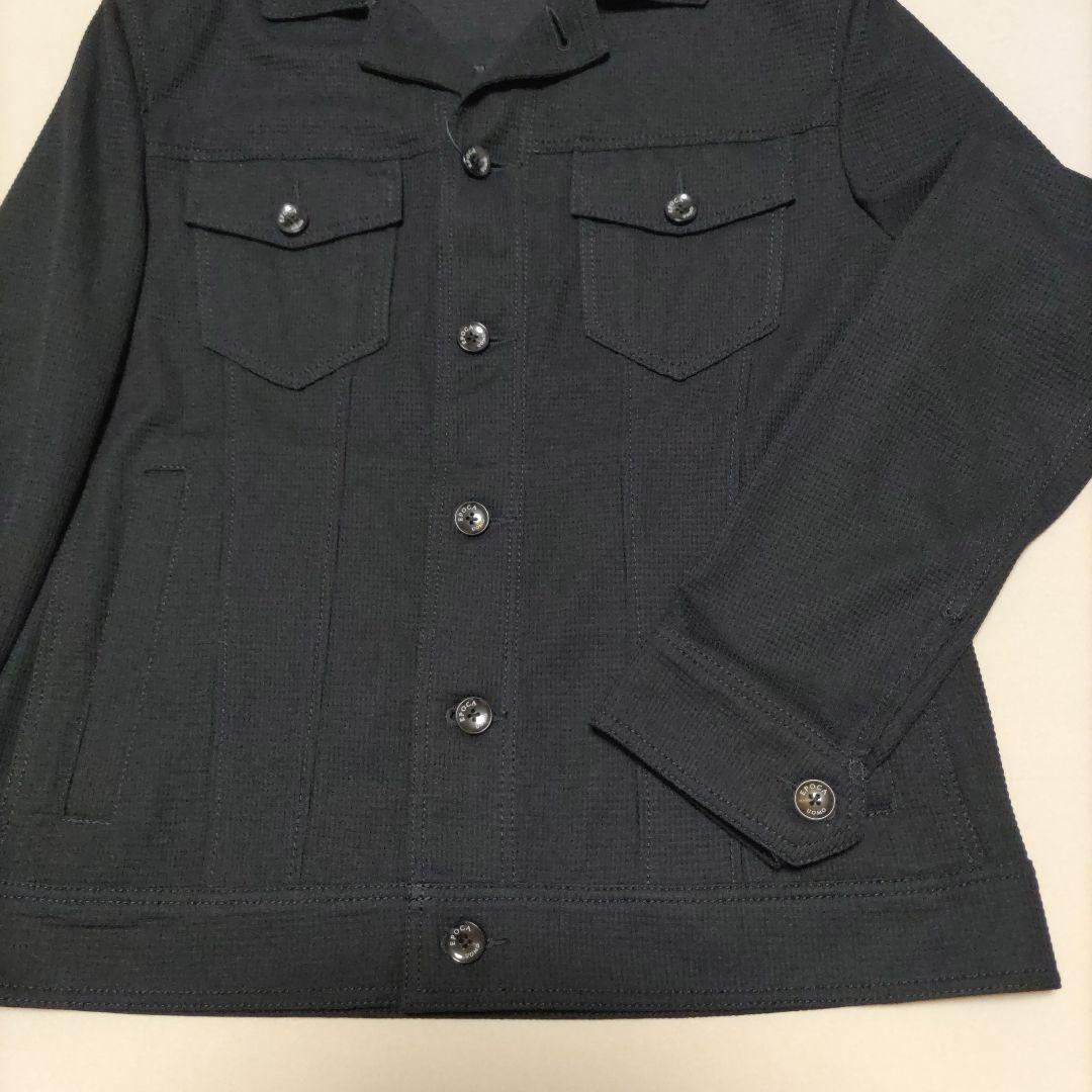 ★新品★EPOCA UOMO 　ミニタックジャージーブルゾン【ネイビー】46