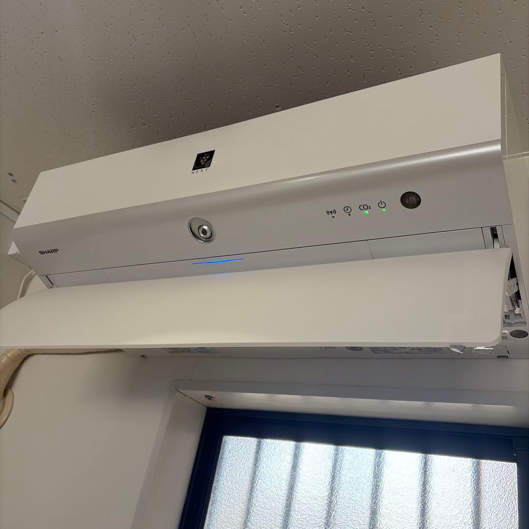 SHARP エアコン本体 ホワイト 室外機