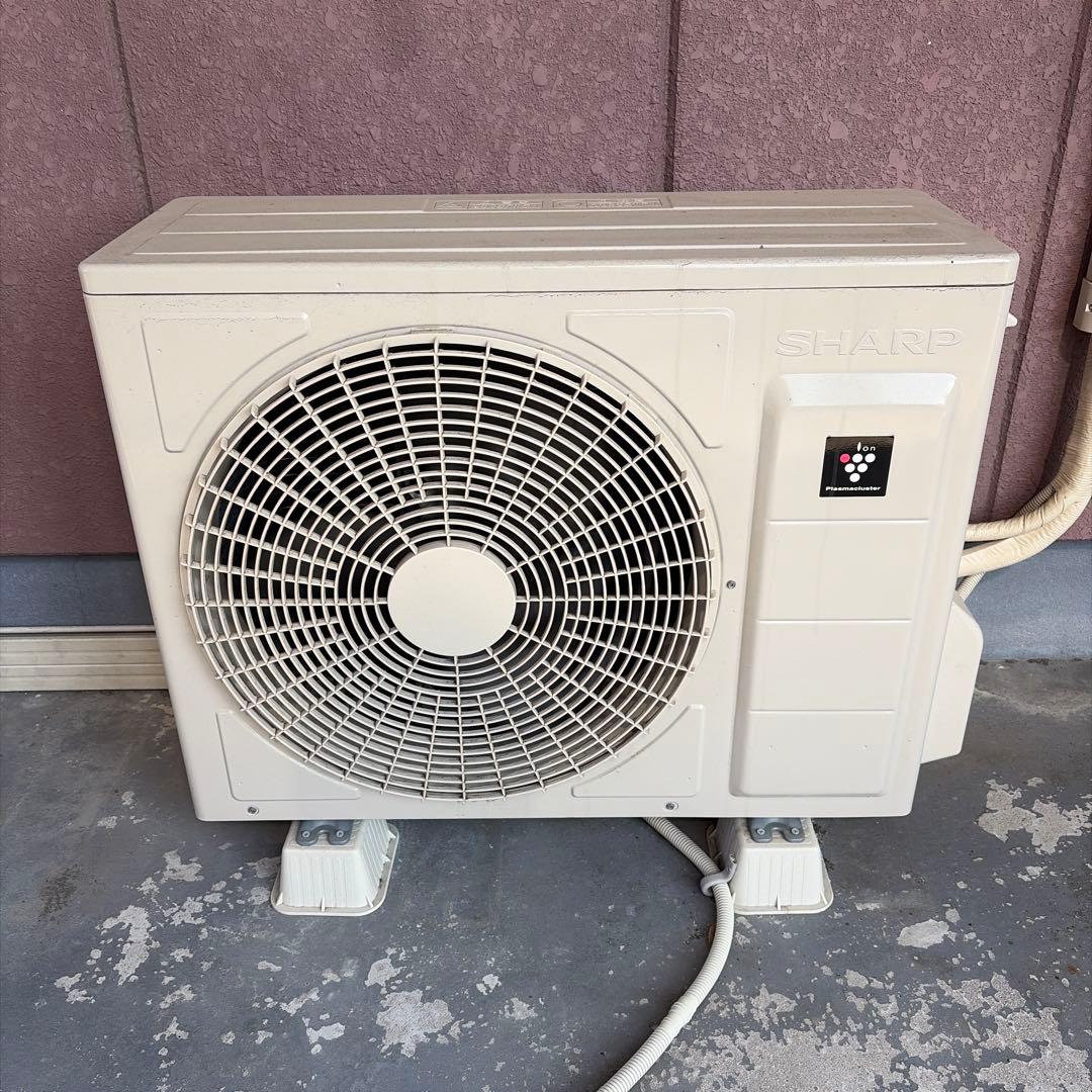 SHARP エアコン本体 ホワイト 室外機
