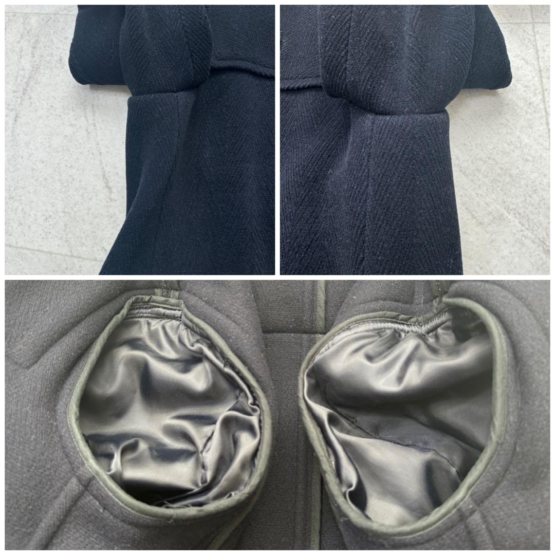 希少 LL【J.PRESS】ダッフル コート ヘリンボーン バロムブローサ 紺