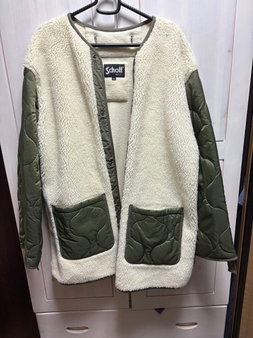 Schott モッズコート オリーブ色