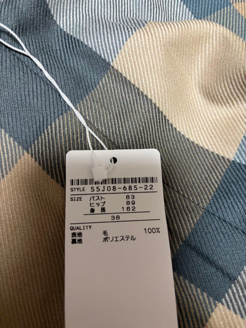 BLUE LABEL CRESTBRIDGE 38 長袖 ワンピース リボン