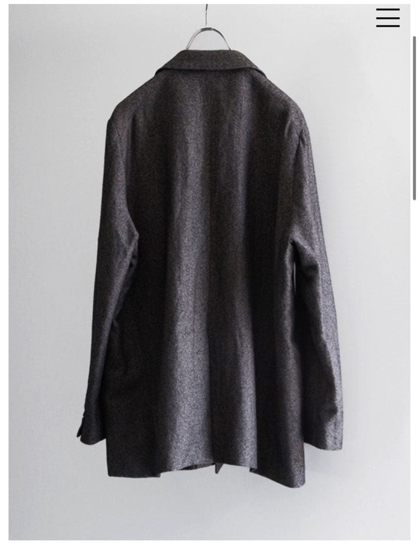 ジャケット・アウター ANCELLM SEMIDOUBLE TAILORED JACKET BROWN