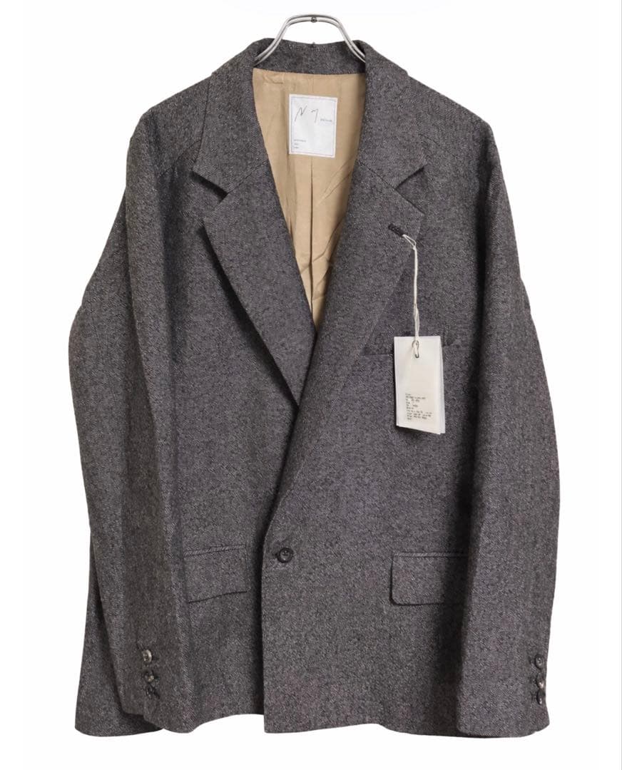 ジャケット・アウター ANCELLM SEMIDOUBLE TAILORED JACKET BROWN