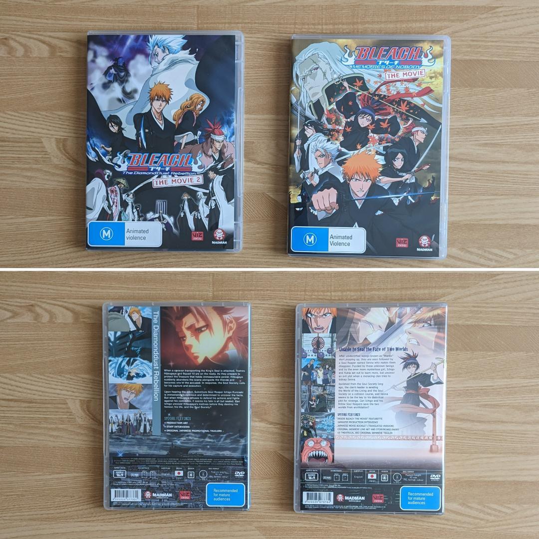 中古 リージョン機必要 海外限定版 劇場版 ブリーチ 映画 アニメ DVD