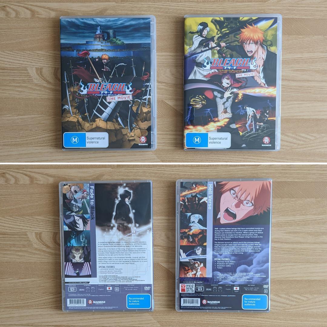 中古 リージョン機必要 海外限定版 劇場版 ブリーチ 映画 アニメ DVD