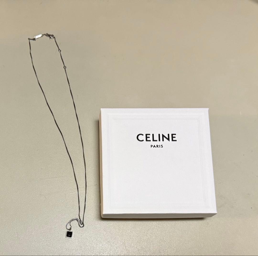 celine エギズネックレス　オニキス